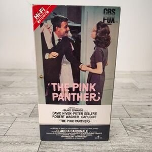 Vintage‎ Pink Panther VHS Tape 1964 Comedy Classic CBS FOX Video Retro Slapstick